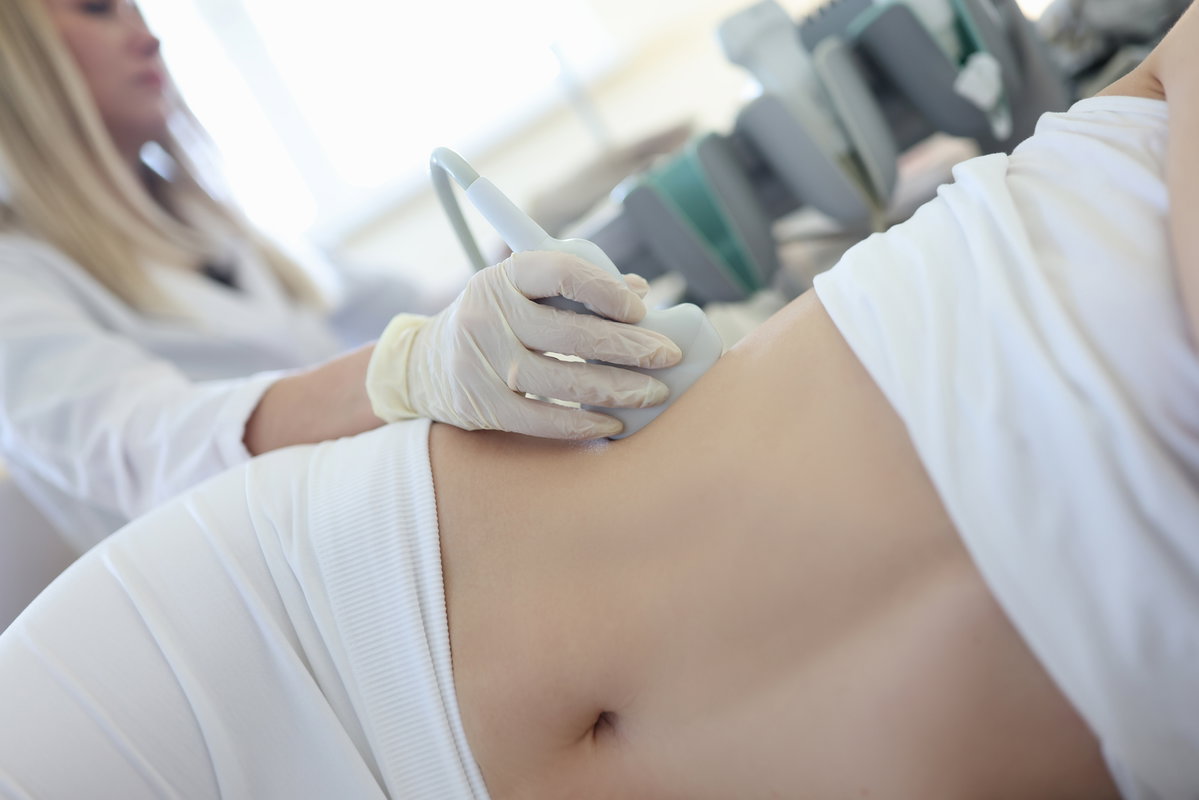 Nierentumor bei einer Patientin untersuchen