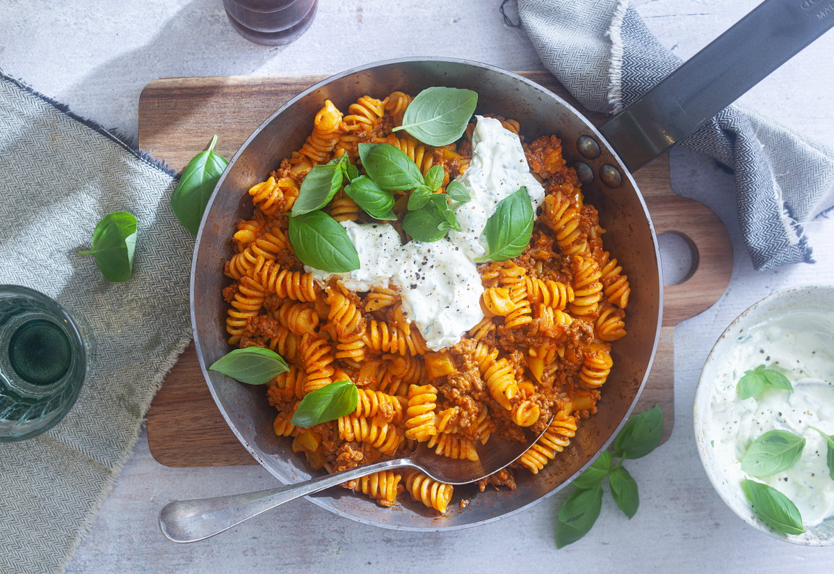 Hackfleisch-One-Pot-Pasta