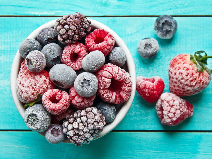 Tiefkühlbeeren