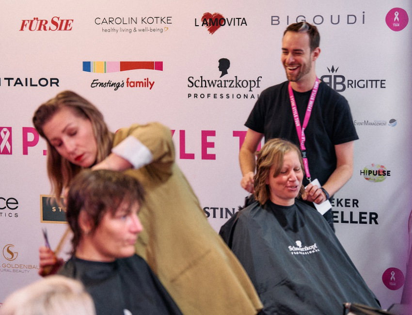 Umstyling bei der Hair-Station