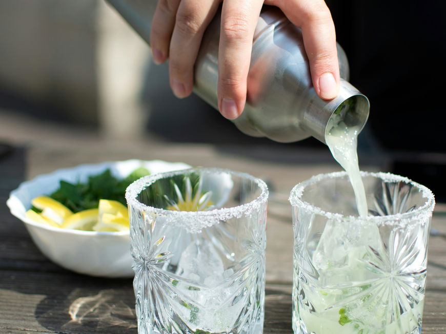 Drink wird gemischt