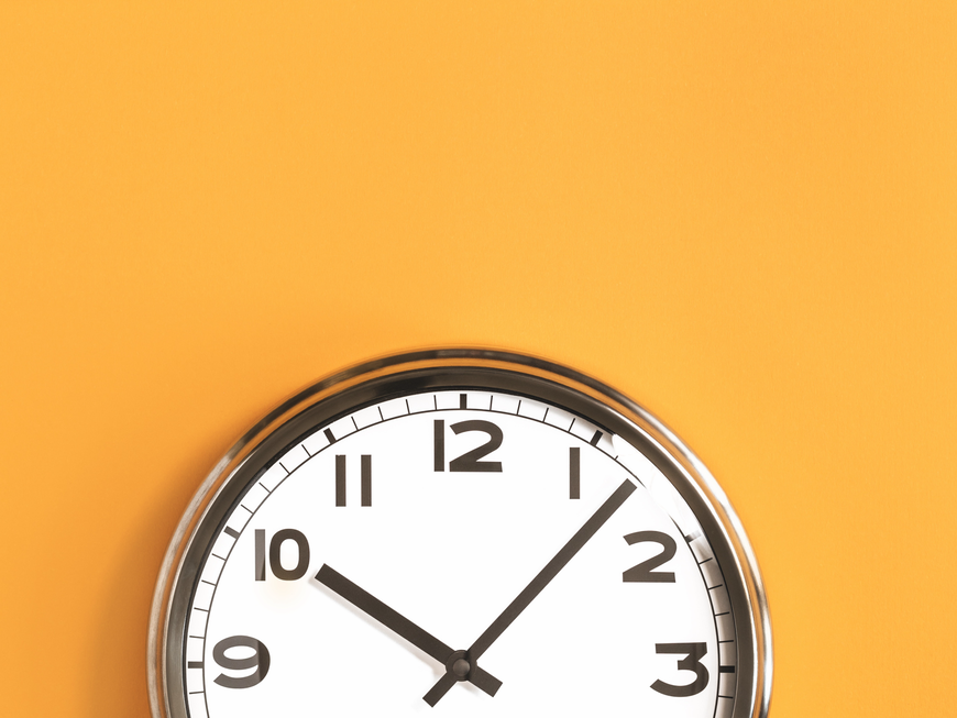 Eine Uhr