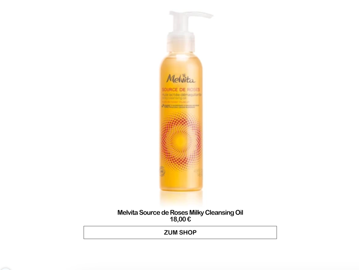 Melvita Source de Roses Milky Cleansing Oil