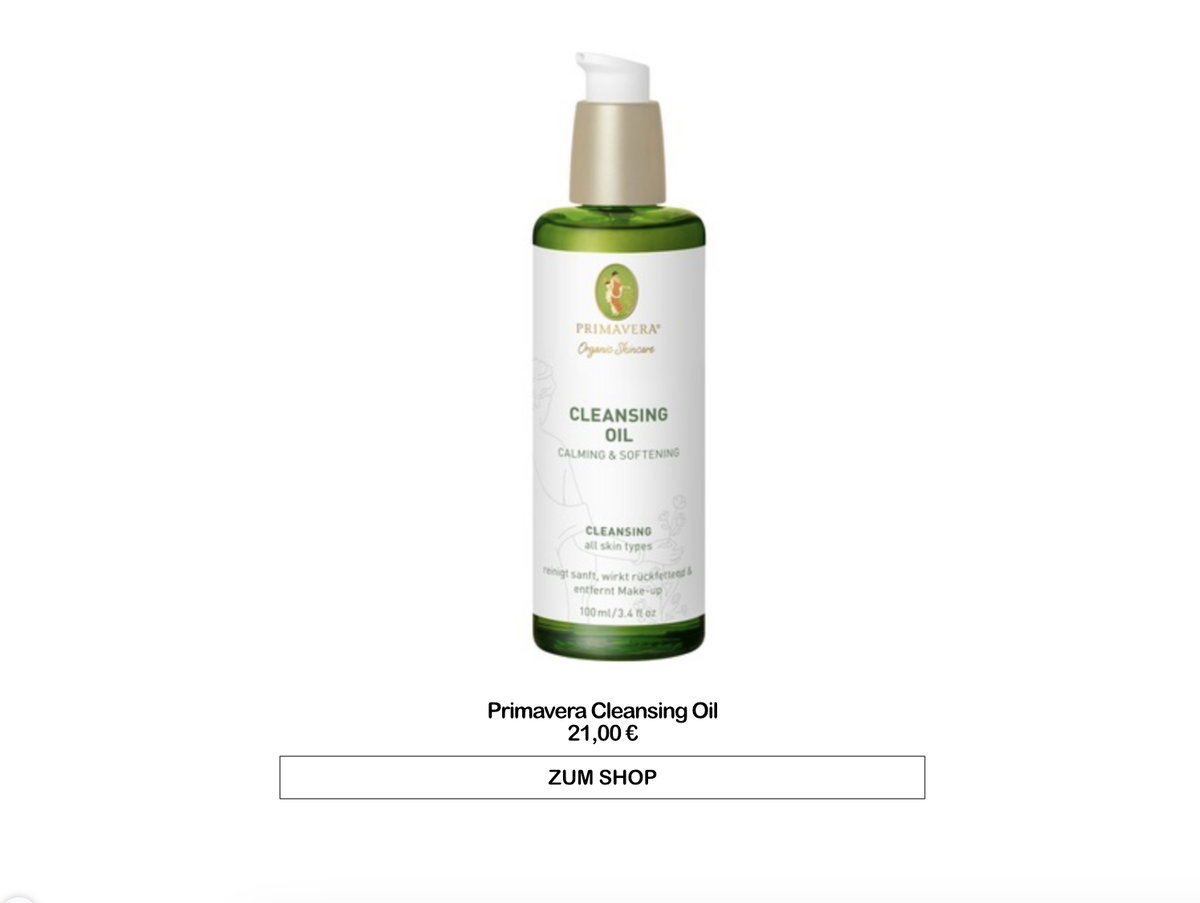 Primavera Cleansing Oil
