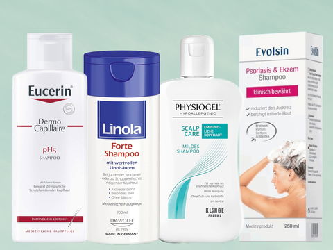 Shampoo bei Schuppenflechte: Diese sind besonders mild zur Kopfhaut