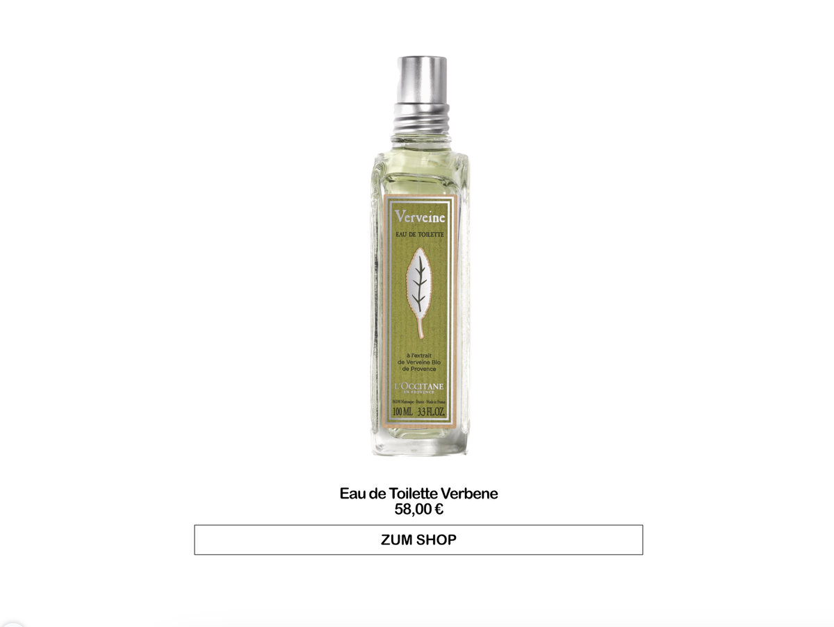 Eau de Toilette Verbene
