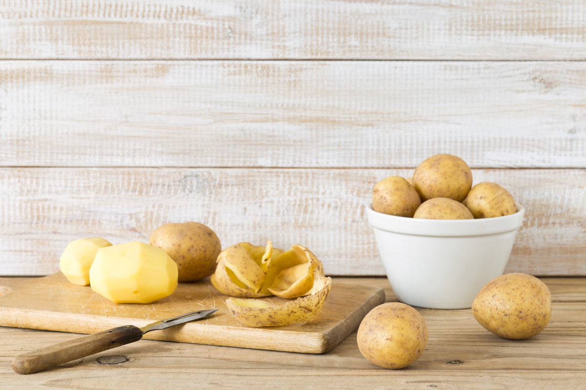Rohe Kartoffeln