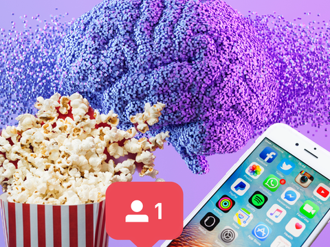 Gehirn im Dauerfeuer: Das steckt hinter der Popcorn-Brain-Theorie