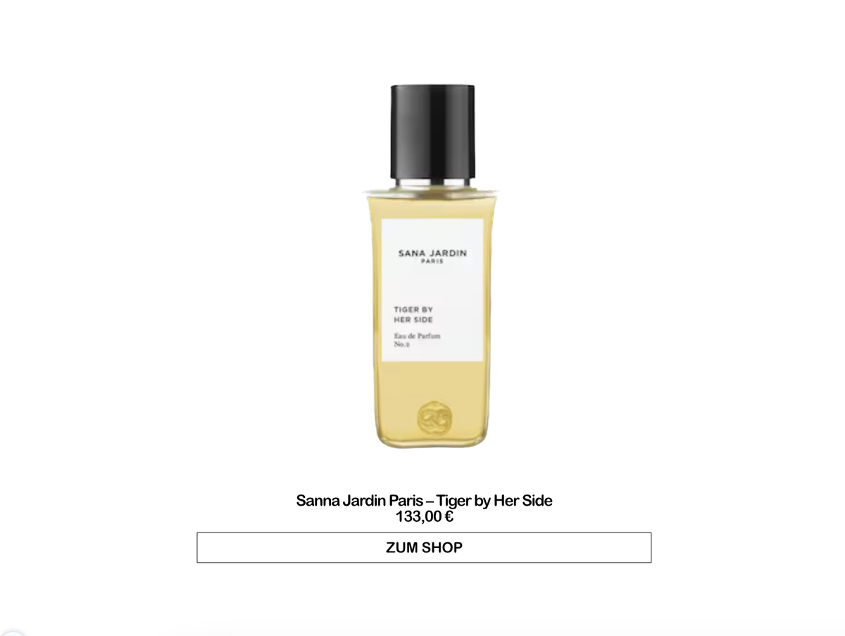 Sanna Jardin Paris – Tiger by Her Side
