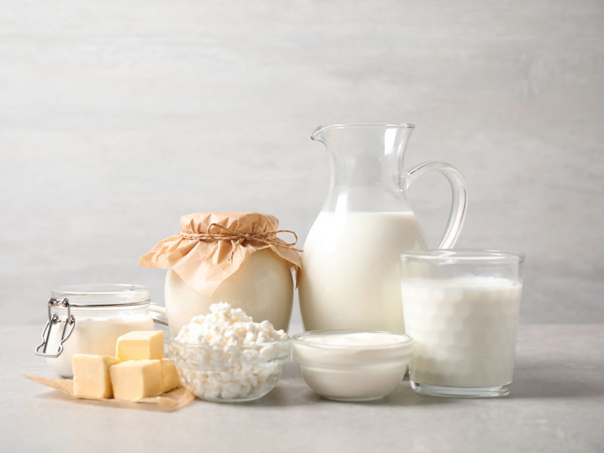 verschiedene Milchprodukte