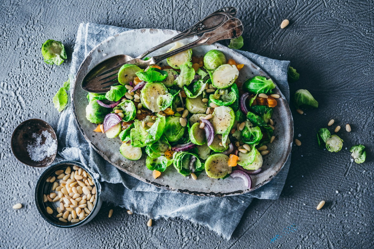 Rosenkohlsalat