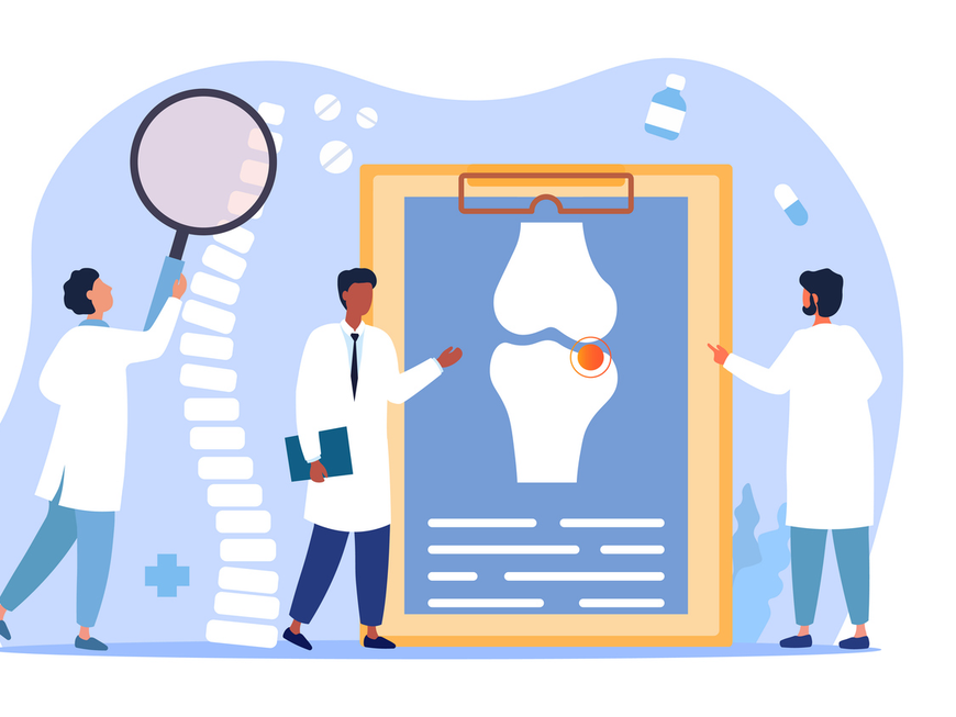 Osteoporose ist die häufigste Ursache für Knochenbrüche, insbesondere an Hüfte, Wirbelsäule und Handgelenken.