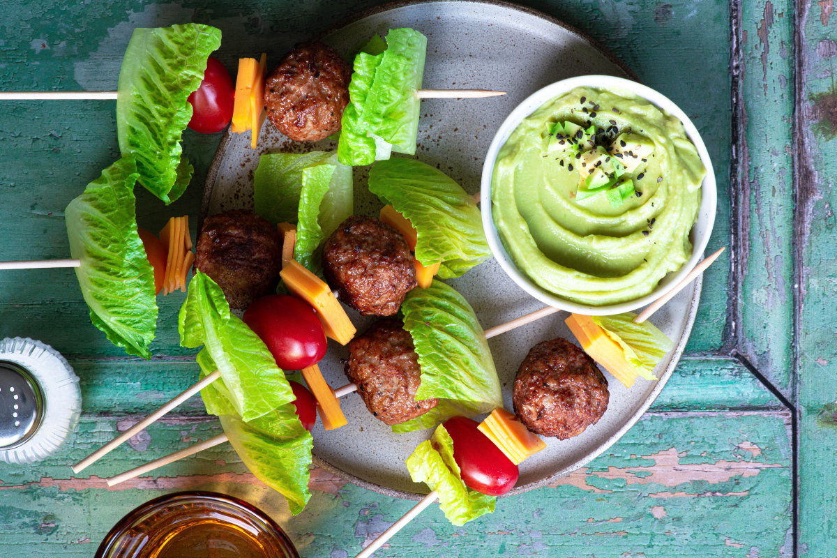 Burger-Spieße
