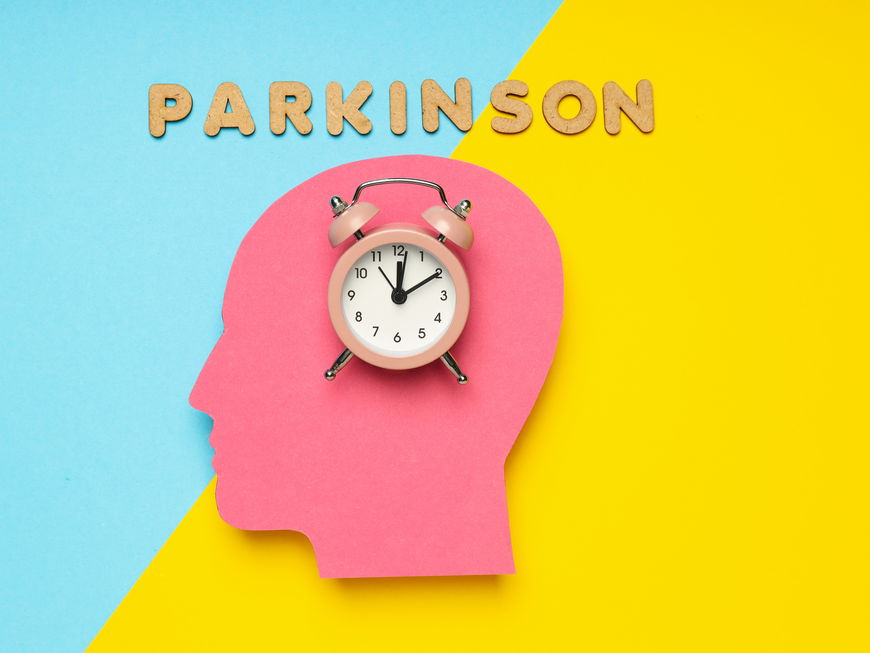 Abbildung Kopf und Parkinson