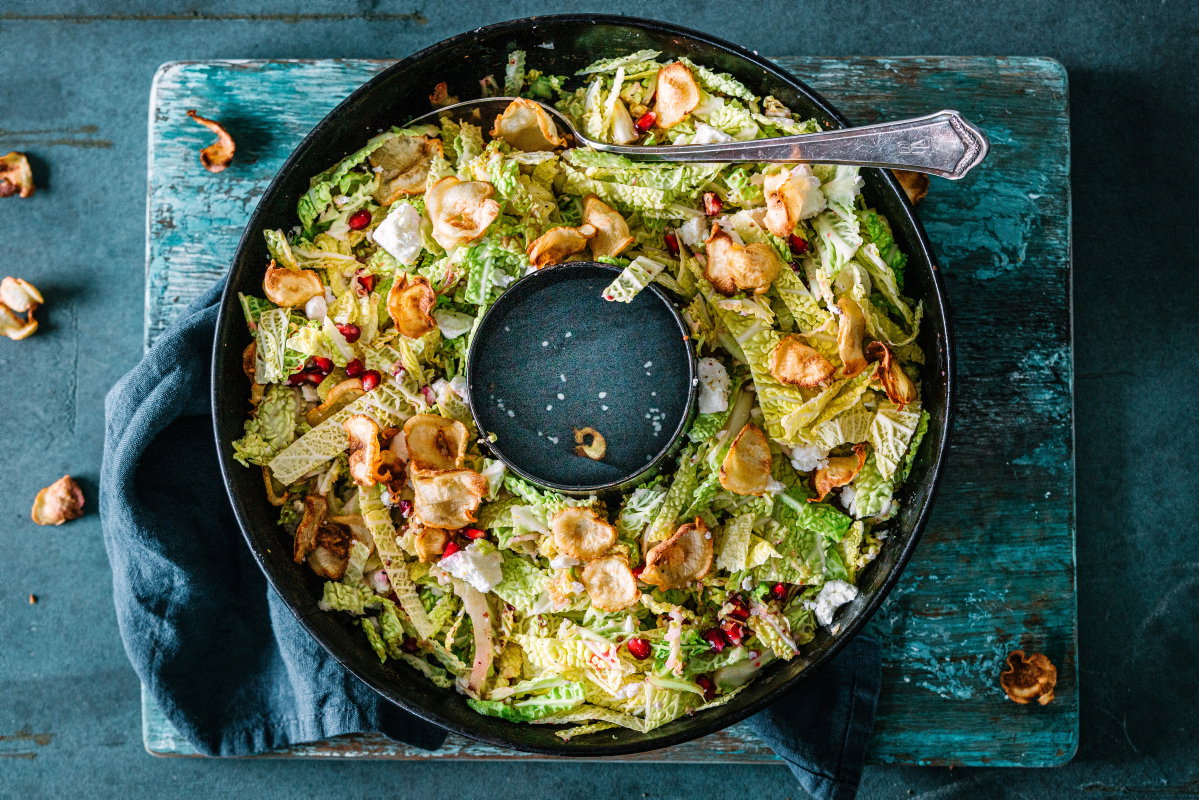 Wirsingsalat-Topinambur