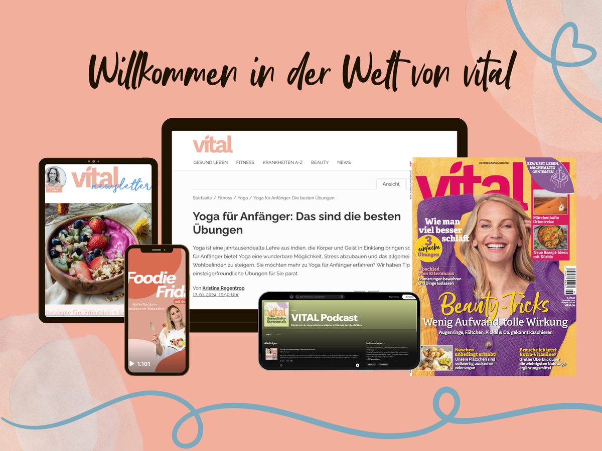 Vital.de und vital Print – wir stellen Ihnen den ganzen 360-Grad-Kosmos vor.
