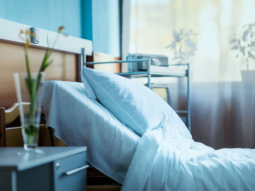 Ein Zimmer im Krankenhaus