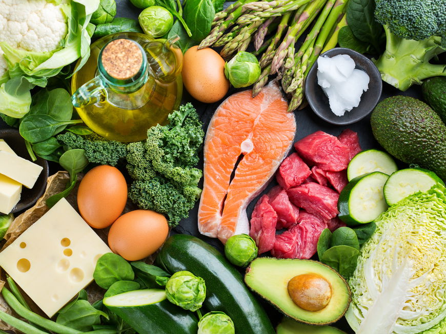 Lebensmittel, die in der Keto-Diät erlaubt sind