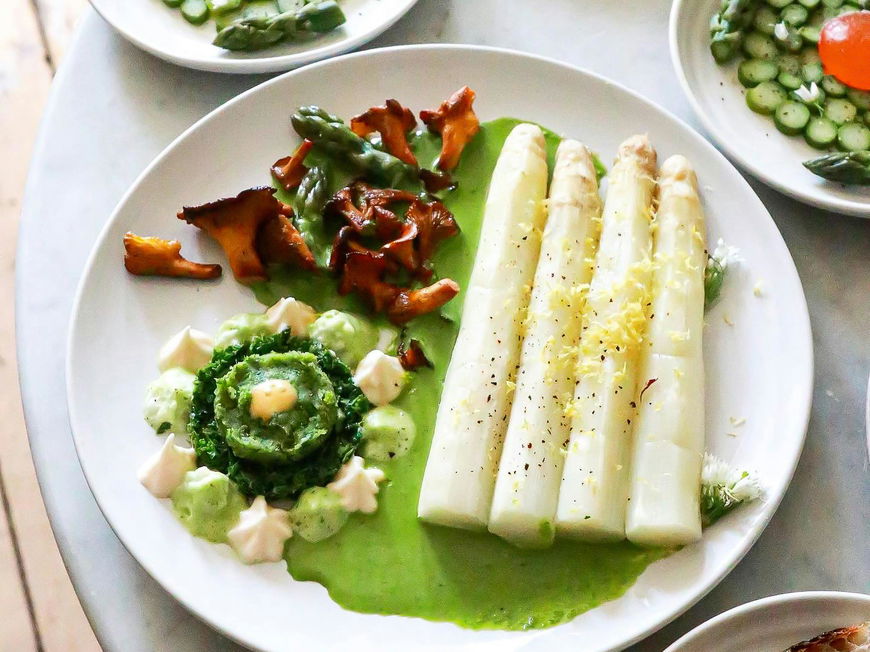 Richtig gekochter Spargel