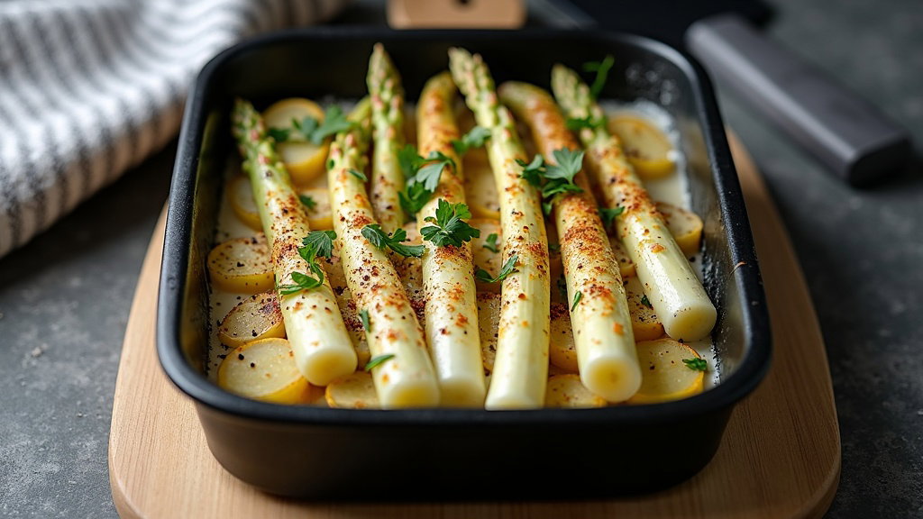 Gratinierter Spargel