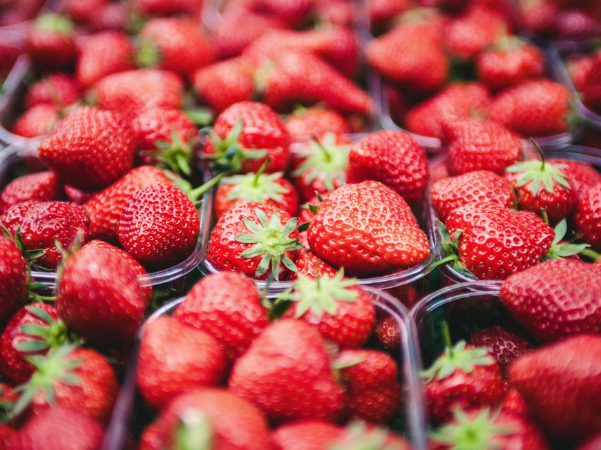 Leckere Erdbeeren