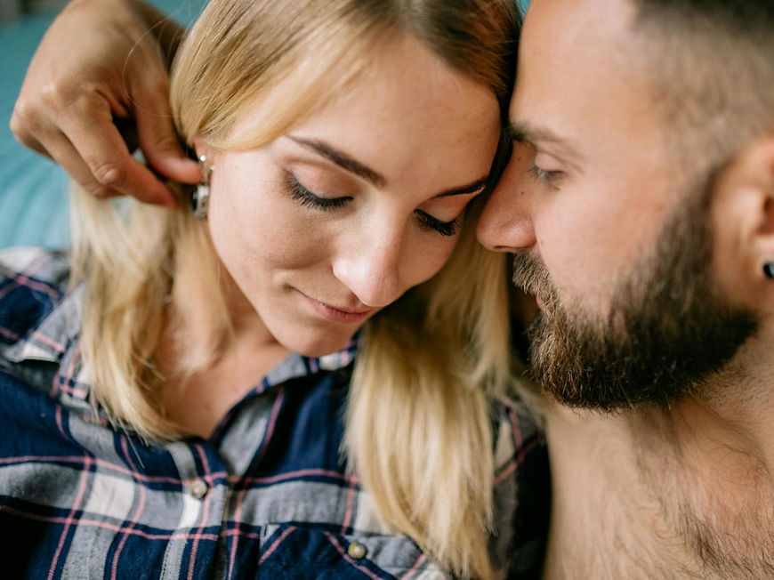 Paar nach dem Sex