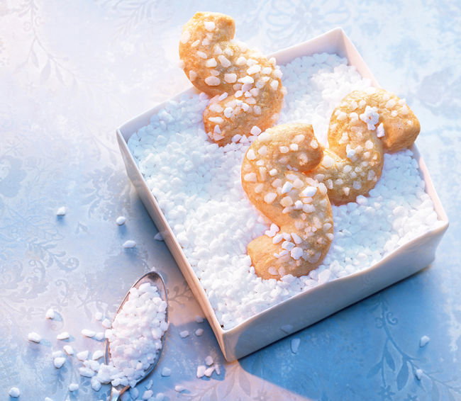 Leckere Butterplätzchen in S-Form