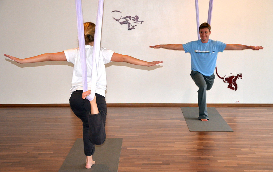 Balance halten!