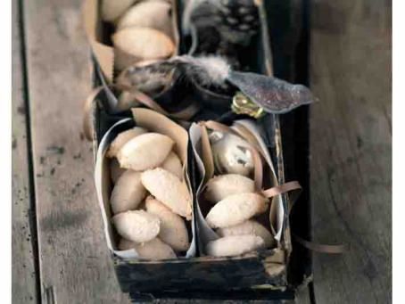 Kokos-Nocken mit Marzipan