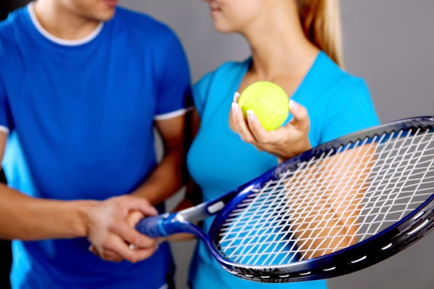 Paar, Tennisschläger