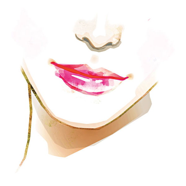 Volle Lippen