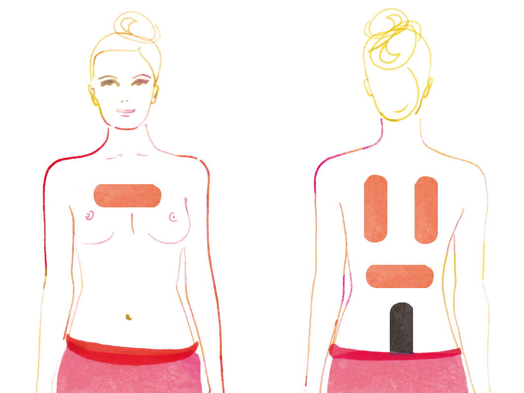 Kinesio-Tape Anleitung gegen Stress