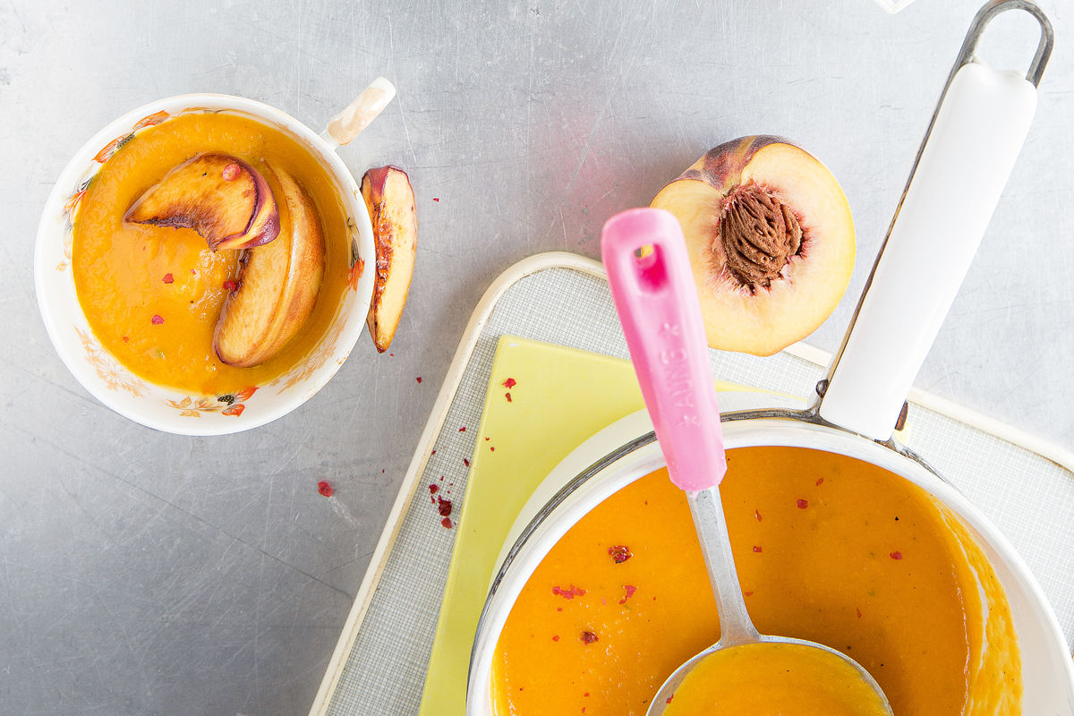 Möhren-Curry-Suppe