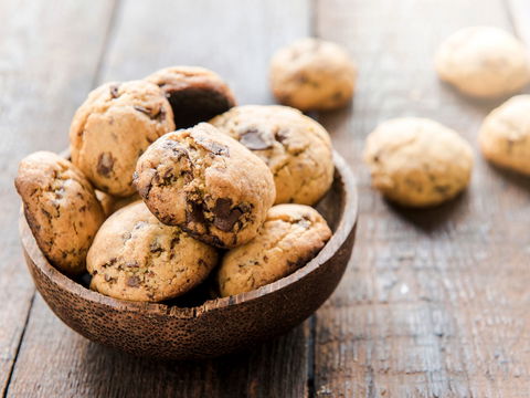 Rezept für leckere Schoko Cookies mit wenig Kohlenhydraten
