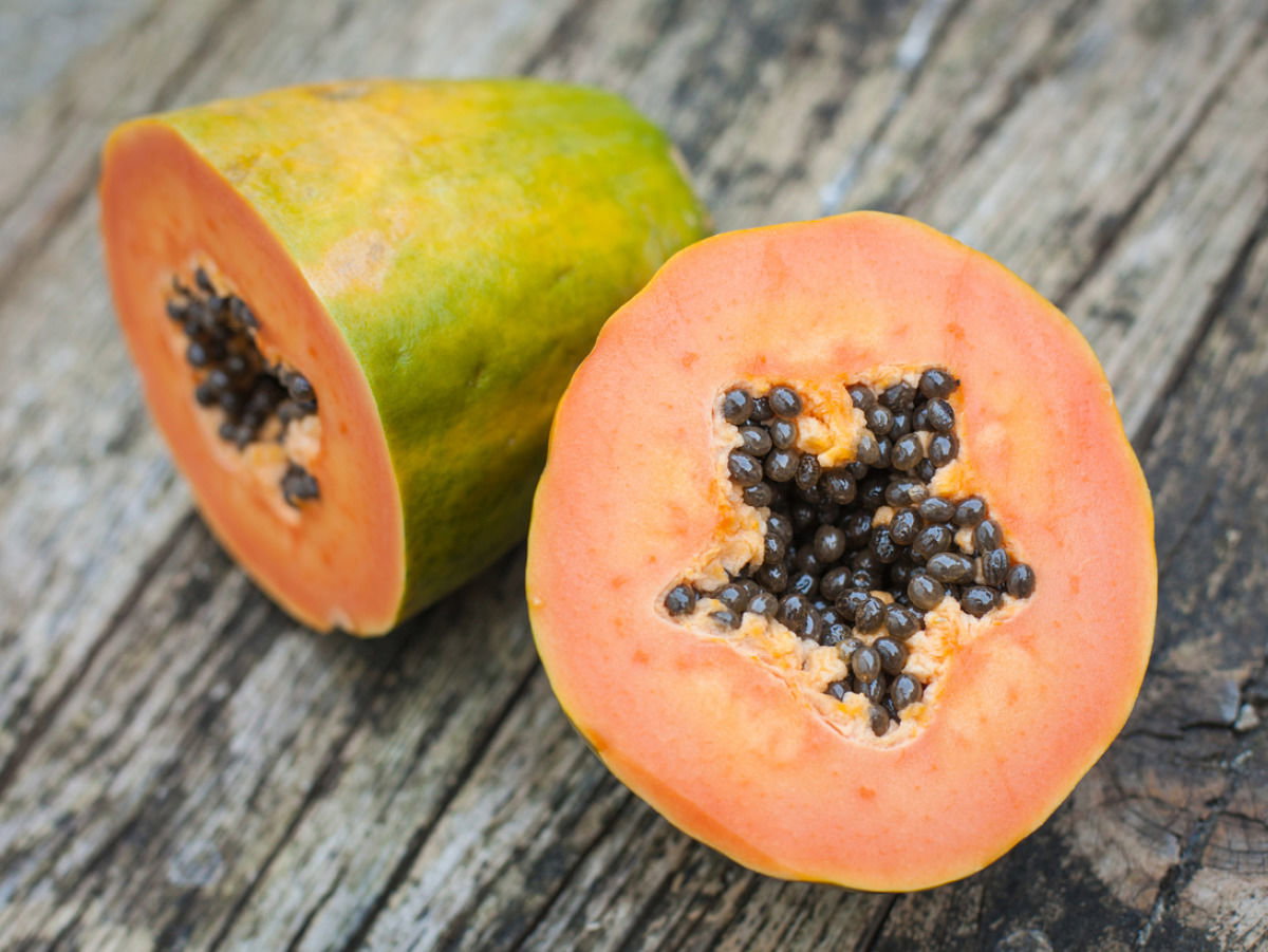 Papayakerne sind reich an Antioxidantien.