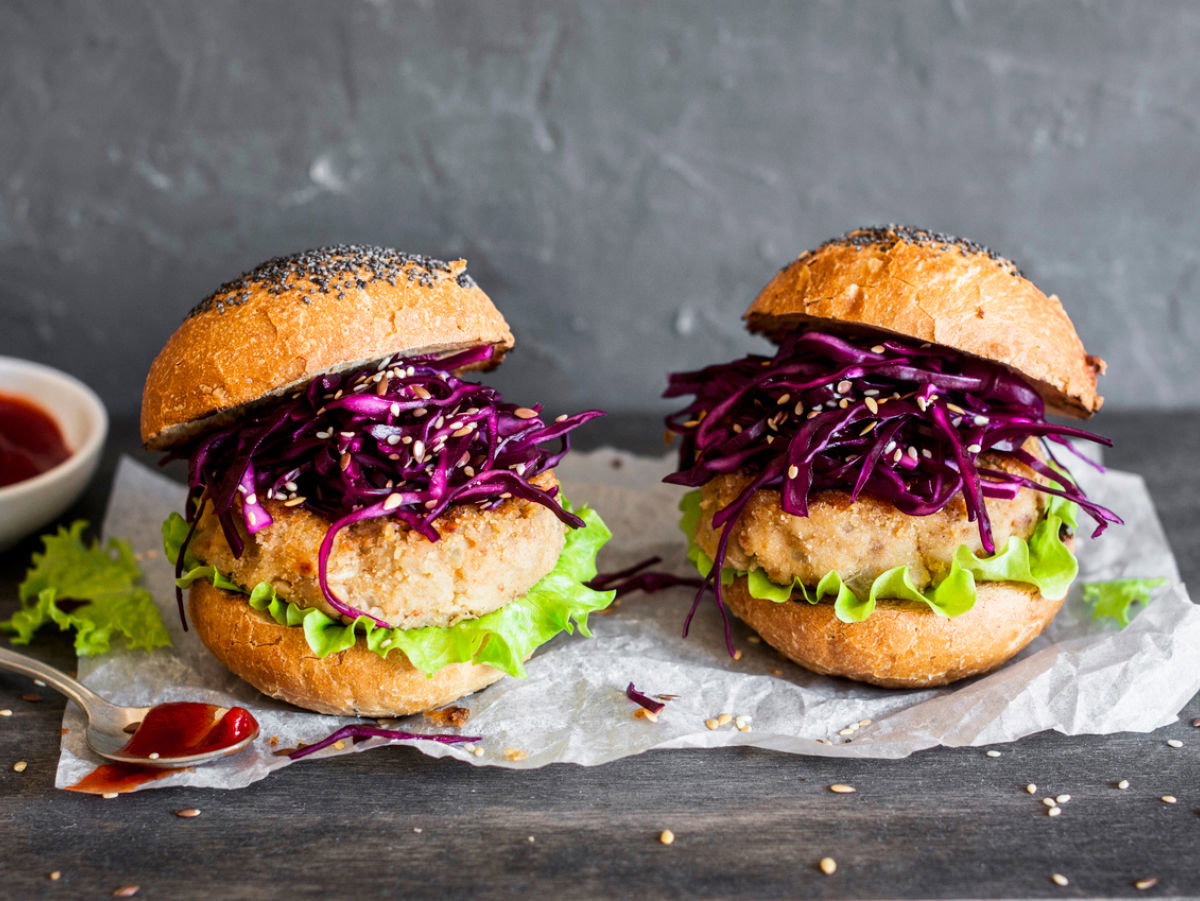 Quinoa-Kichererbsen-Burger