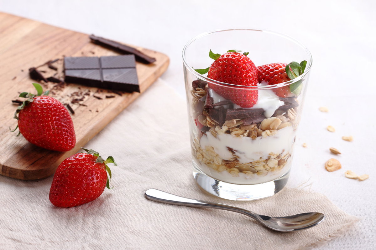 Erdbeer-Schoko Overnight Oats