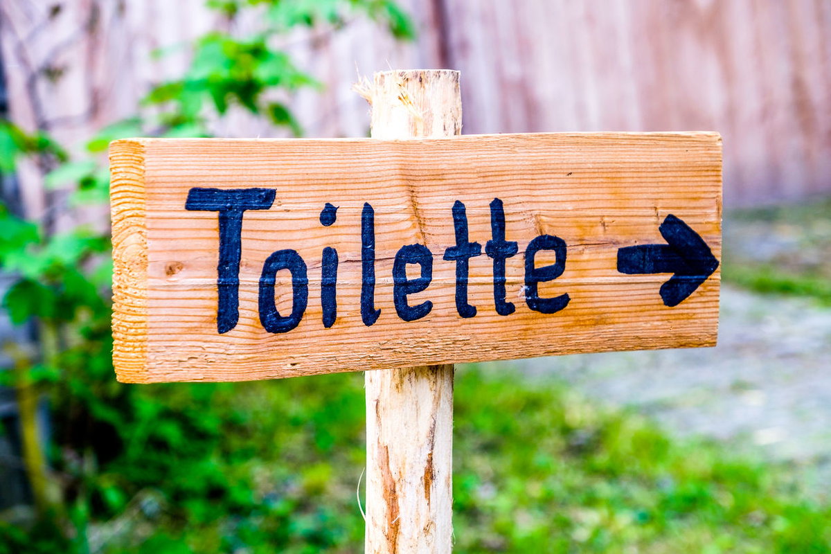 Toilettenschild