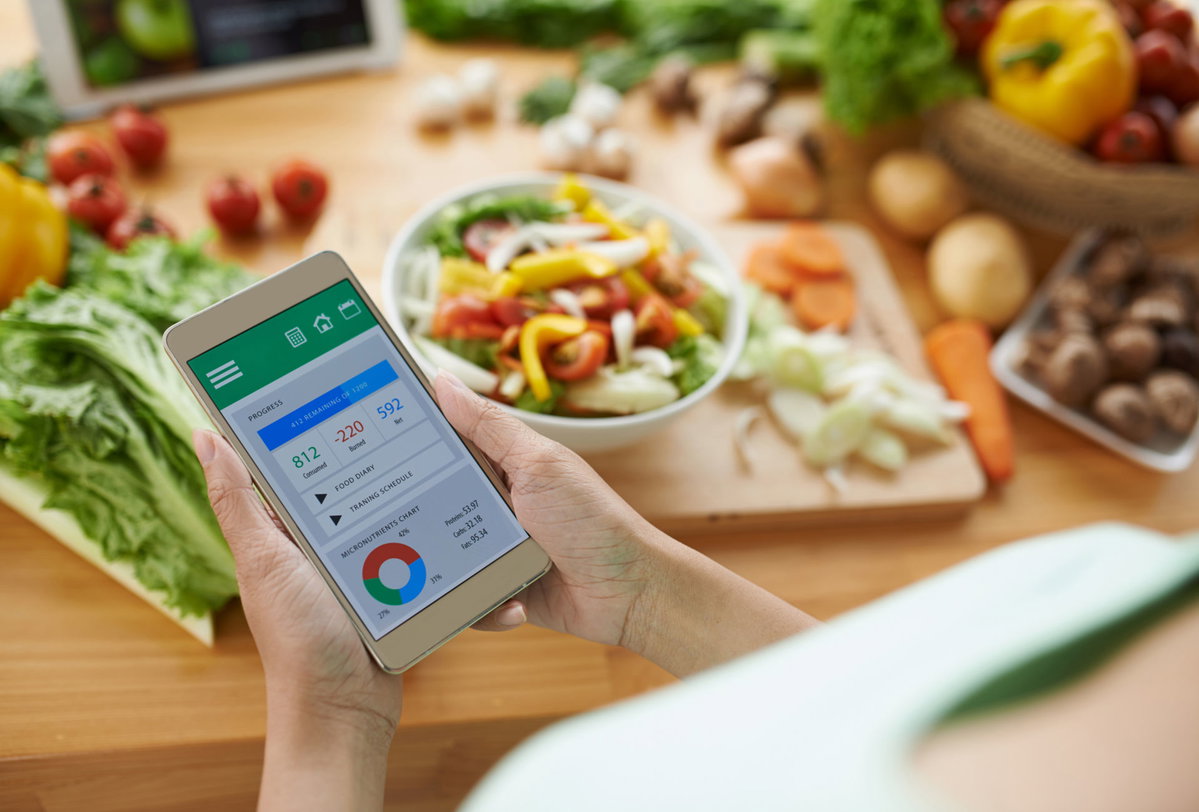Kalorien zählen App gesunde Ernährung