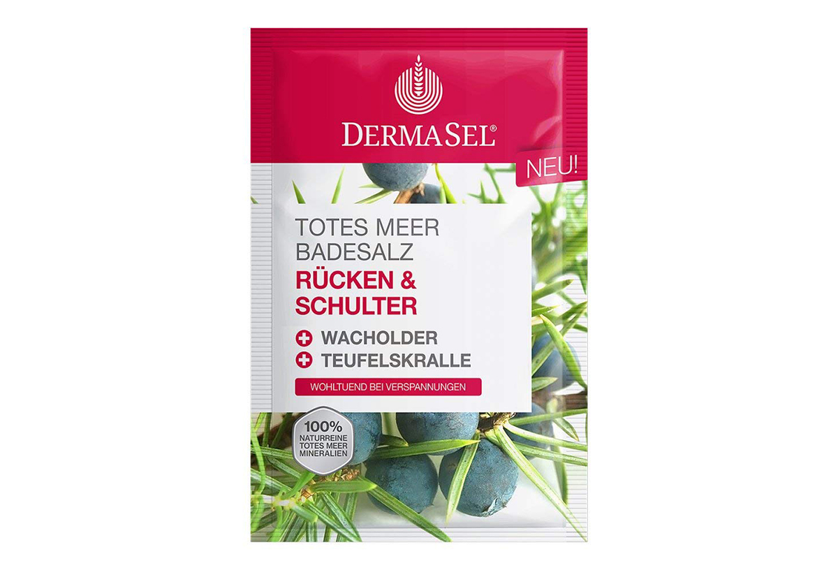 DermaSel Badesalz Rücken und Schulter