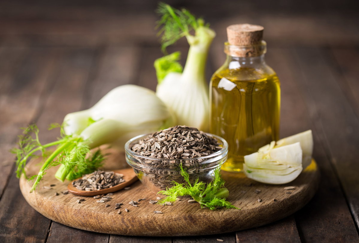 Fenchel, Fenchelsamen und Fenchelöl