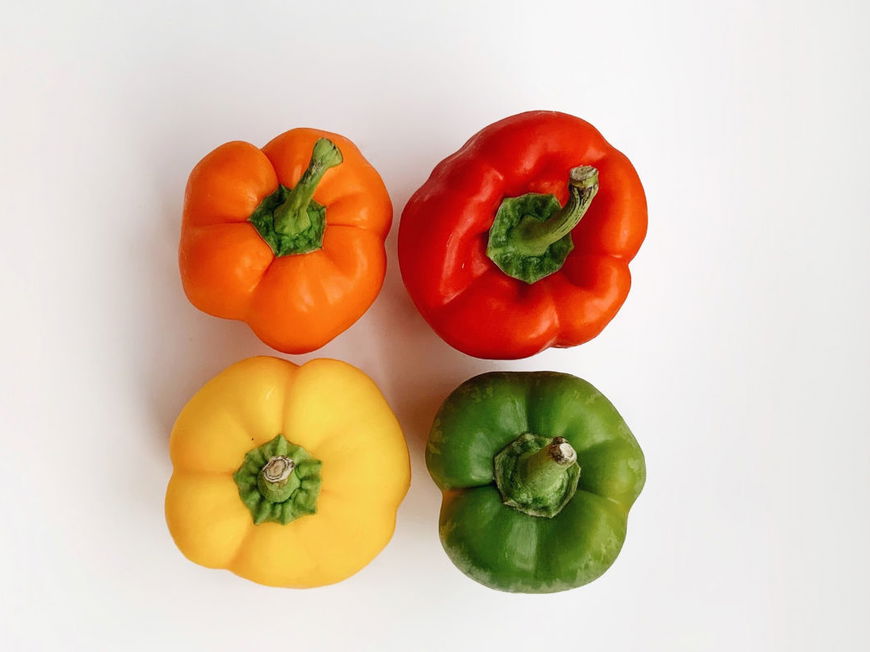 4 bunte Paprikaschoten