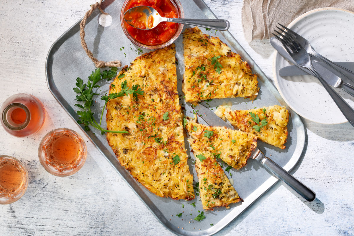 Kartoffel-Topinambur-Roesti