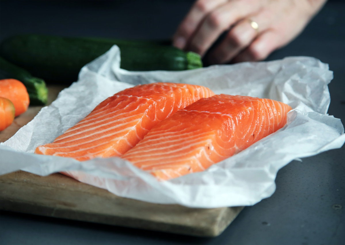 Roher Lachs