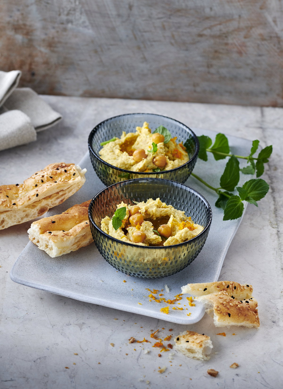 Orangen-Hummus