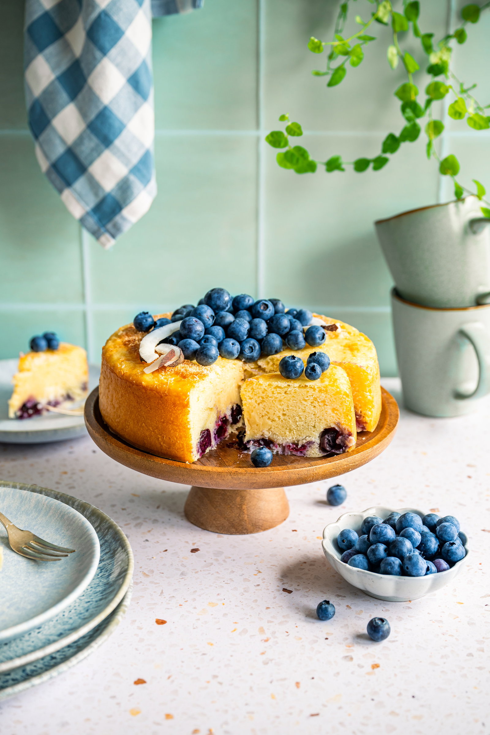 Lust auf saftigen Blaubeer-Kuchen? Hier kommt das gesunde Rezept