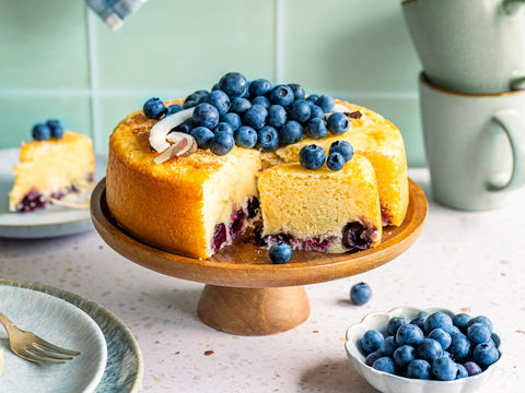 Lust auf saftigen Blaubeer-Kuchen? Hier kommt das gesunde Rezept