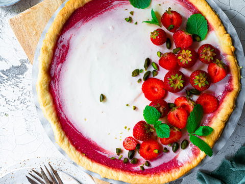 Erdbeer-Saison 2026: Dieser Kuchen ist Low Carb und spart Kalorien