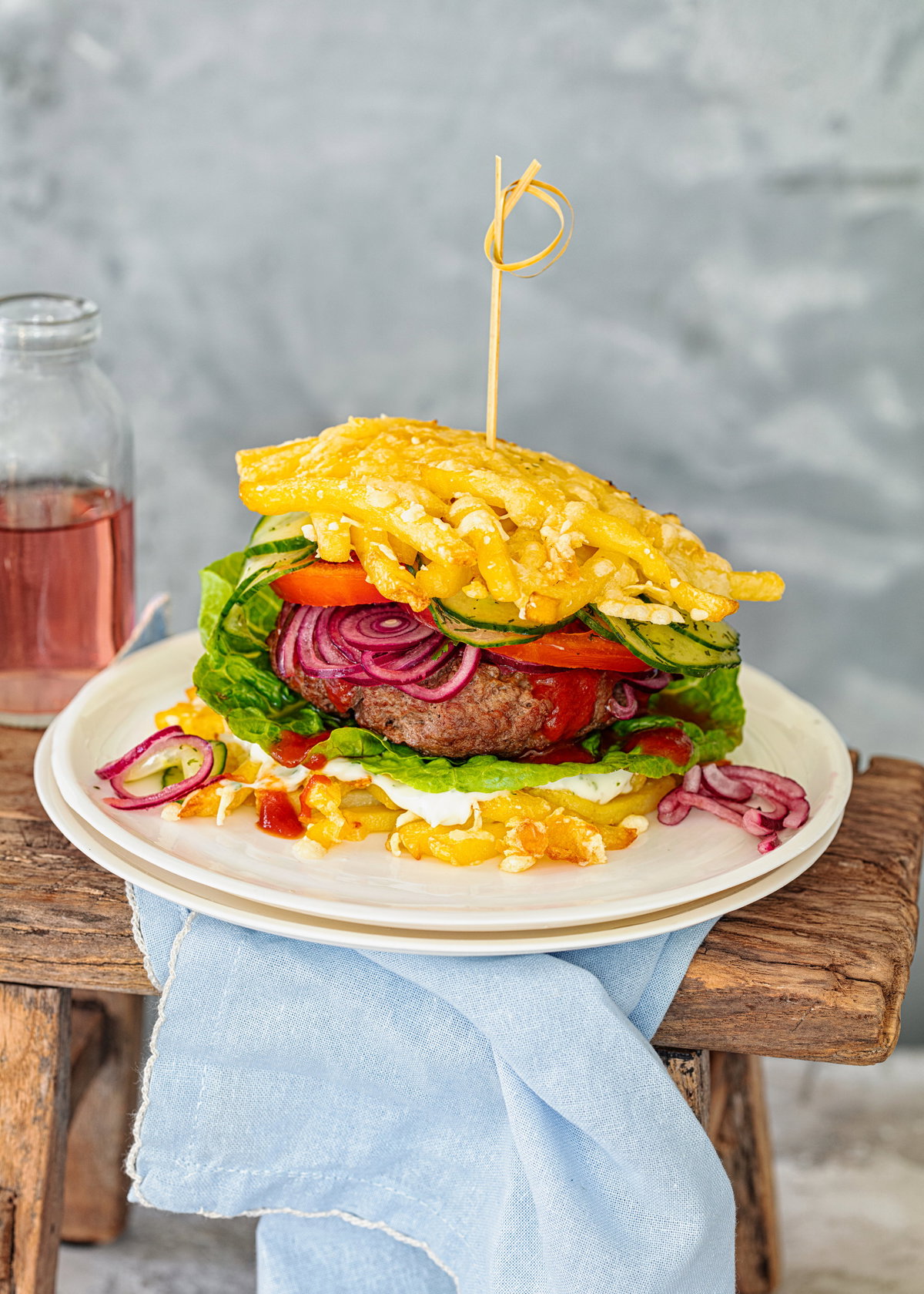 Pommes Burger