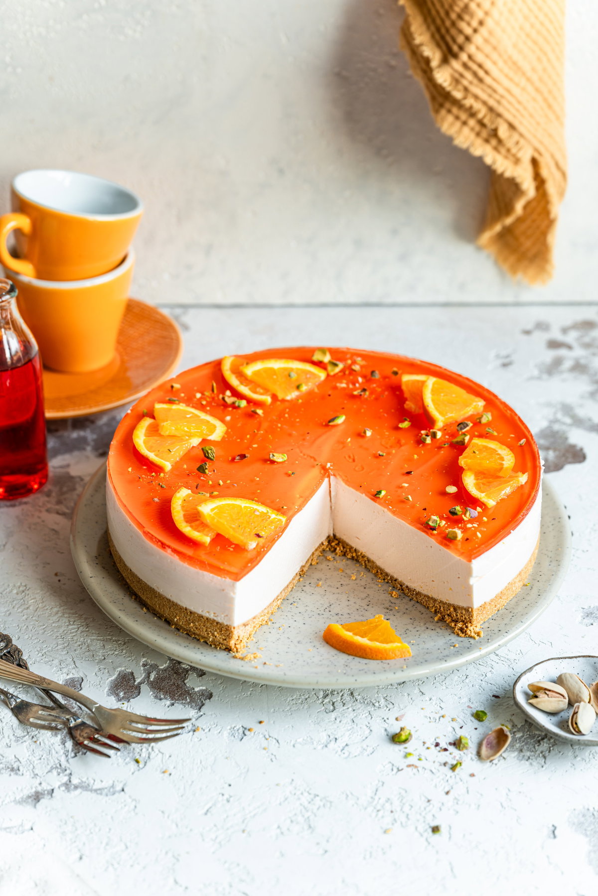 Aperol Sprizz Frischkasetorte 2